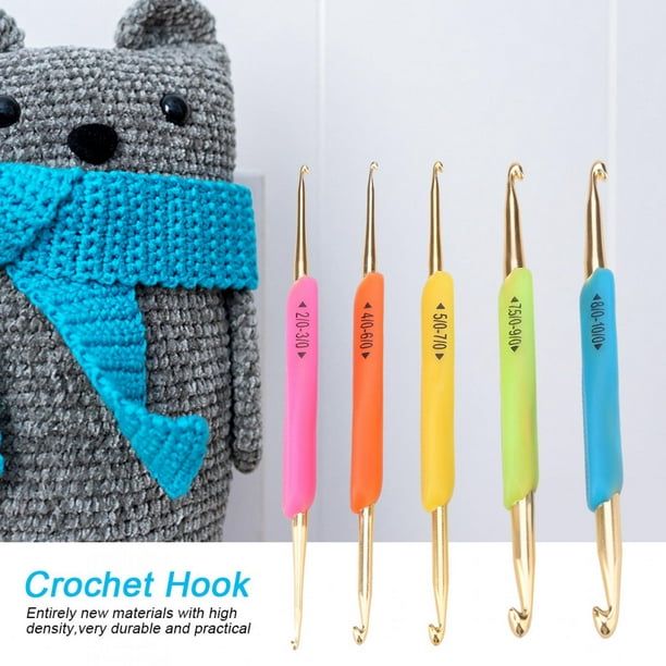 Furls Crochet Hook 14Pcs Crochet Hooks, Gift for Women/Mom Hair Crochet  Hook(Blue Scissors Set)