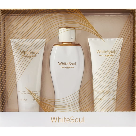 Set de 3 piezas de perfume Ted Lapidus Whitesoul de 100 ml para mujer