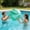 Green, variant on VVQ 9 Inch Beach Ball Inflatable, PVC Colorful Marbled Pattern Pool Ball for Summer Pool Party Beach Games, Portable Outdoor for Adults Water Play, Blue
