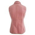 thumbnail image 4 of Durtebeua Zip Up Jacket Warm Lightweight Plaid Outwear Pocket Vests For Women Puffer, 4 of 4
