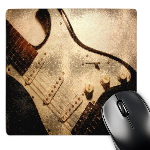 3dRose, Old Electric Guitar In Abstract, MousePad
