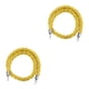 thumbnail image 2 of Cateissary Barrier Rope Crowd Control Stanchion Queue with Rope Twisted Hooks 2piezas Amarillo 1.5 m, 2 of 6