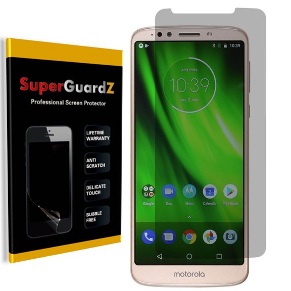 For Motorola Moto G6 Forge - SuperGuardZ Privacy Anti-Spy Screen Protector, Anti-Scratch, Anti-Bubble, Anti-Fingerprint