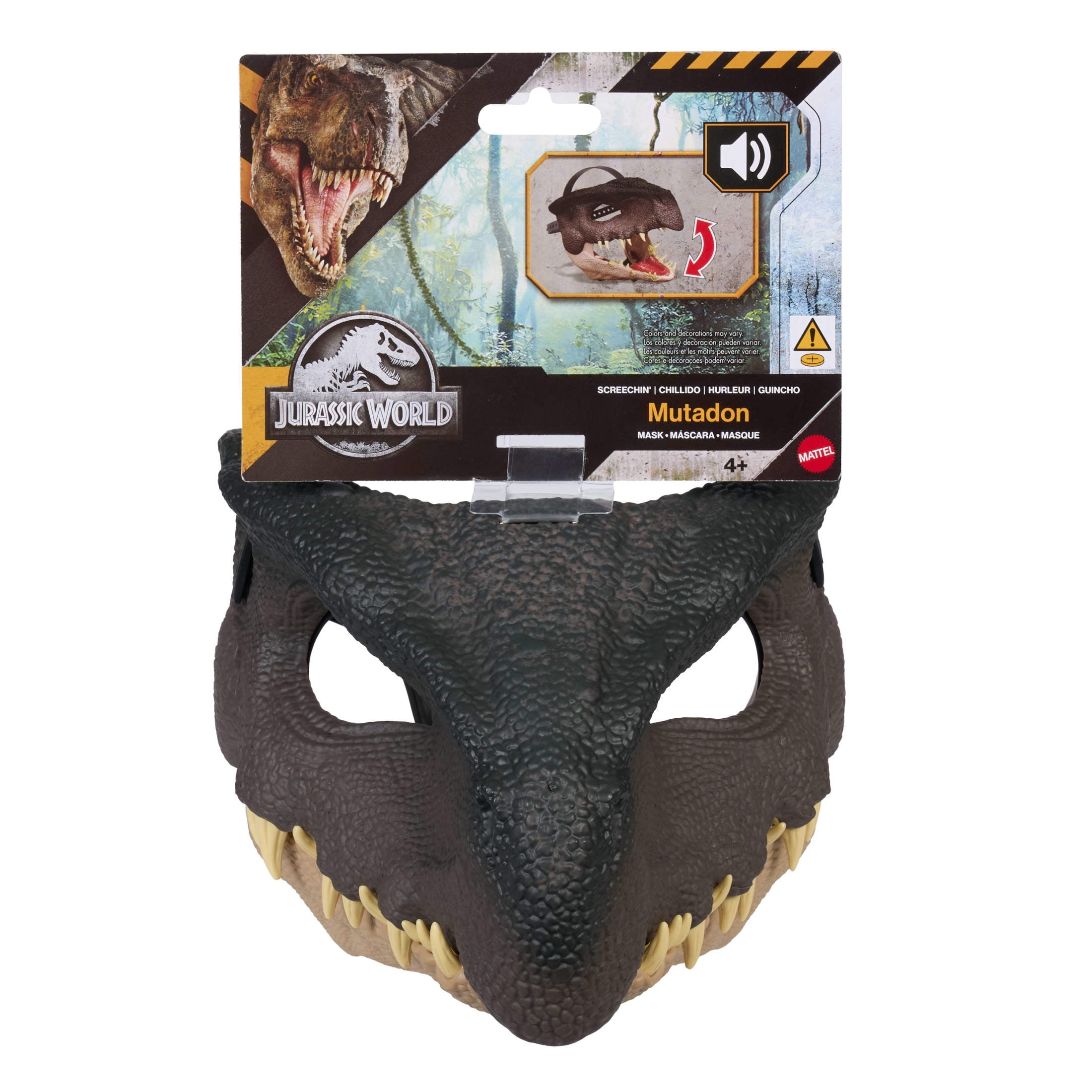 Jurassic World Rebirth Screechin’ Mutadon Dinosaur Mask, Role-Play Headwear, Movie Accurate