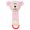 Pink, variant on Pet Life ® Moo-Born' Plush Squeaky and Crinkle Newborn Rubber Teething Cat and Dog Toy