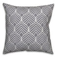 thumbnail image 2 of Creative Products Geo Leaf Blue 18 x 18 Indoor / Outdoor Pillow, 2 of 3