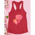 thumbnail image 3 of Mom With Baby Silhouette Racerback Tank Women -Image by Shutterstock, Female Small, 3 of 4