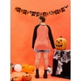 thumbnail image 4 of TIYOMI Women's Plus Size Shirts Halloween Orange Long Sleeve 3X Tops Crewneck Raglan Pumpkin Face Pullover Color Block Blouses Loose Fit Autumn Winter Tunics 3XL 22W 24W, 4 of 7
