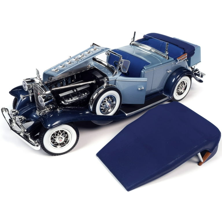 FRANKLIN MINT 1932 Cadillac V-16, blue, with ORIGINAL BOX