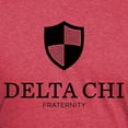 thumbnail image 3 of CafePress - Delta Chi Vertical Black Logo T Shirt - Mens Tri-blend T-Shirt, 3 of 4