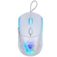 thumbnail image 1 of MOUSE GAME FACTOR MOG530 CARCASAS INTERCAMBIABLES PIXART 3327 12.000 DPI RGB USB BLANCO, 1 of 3