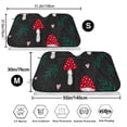 thumbnail image 3 of Daiia Amanita Mushroom Windshield Sun Shade for Car SUV Truck (Medium ), Car Sun Shade Windshield, Car Shades for Front Windows, Sunshade for Car Windshield, 3 of 7