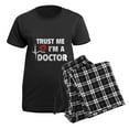 thumbnail image 5 of CafePress - Trust Me I'm A Doctor Women's Dark Pajamas - Women's Short Sleeve Print T-Shirt and Pants Dark Cotton Pajama Set, 5 of 7