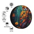 thumbnail image 4 of Yiaed Colorful Owl Forest Print Print Tire Wheel Cover, tire covers for trailers,rv wheel covers,rv tire covers, camper tire covers,tire covers for cars-16 inch, 4 of 6