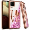thumbnail image 1 of Kaleidio Case For Samsung Galaxy A42 5G [Quicksand Glitter] TPU Gel Slim Hybrid Skin Cover [Liquid Rose Gold Love], 1 of 1
