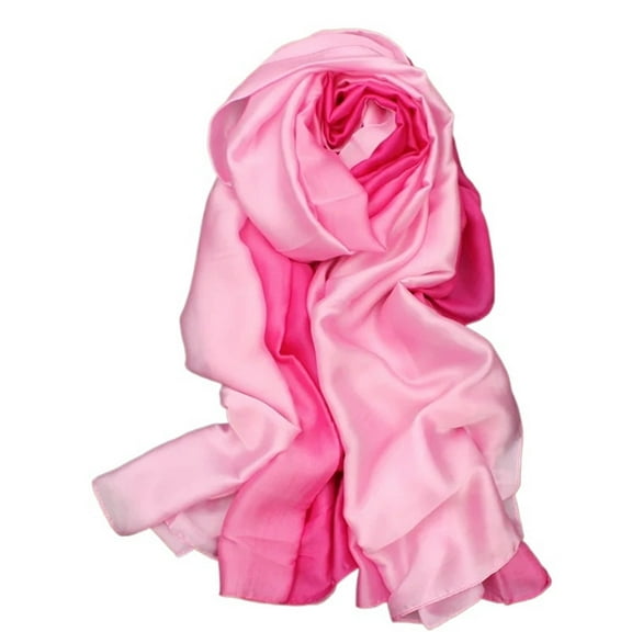 Belly Dance Waving Veil Gradient Imitation Silk Scarf Shawl Women Performance Dancing Veils Shawls Costumes 190x110cm