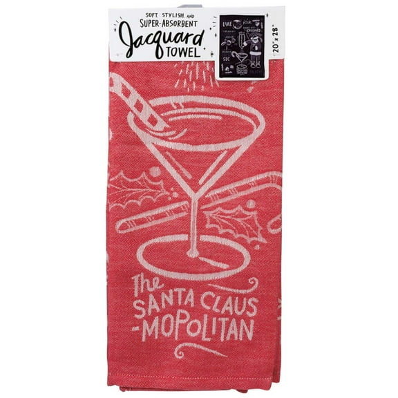 Decorative Towel Santa Claus Mopolitan Set/2 Cotton Kitchen Jacquard 103815