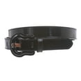 thumbnail image 1 of 1" Western Buckle Patent Leather Fashion Belt, 1 of 2