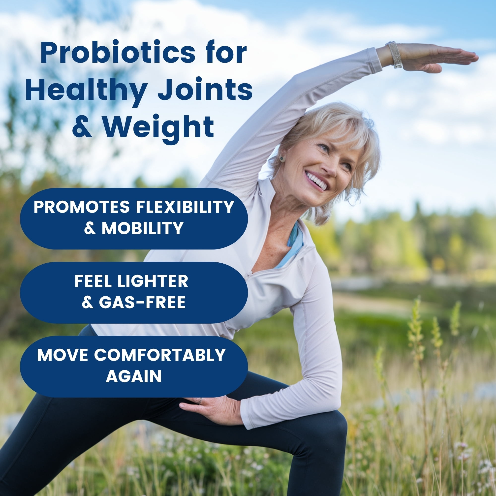 BB Company Provitalize Probiotic Supplements for Menopause Weight, Gut Health, Joint Support, 60 Ct