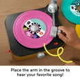 thumbnail image 3 of Fisher-Price Rockin&rsquo; Record Player Musical Toy with Turntable & 5 Records for Toddler Pretend Play, 3 of 5