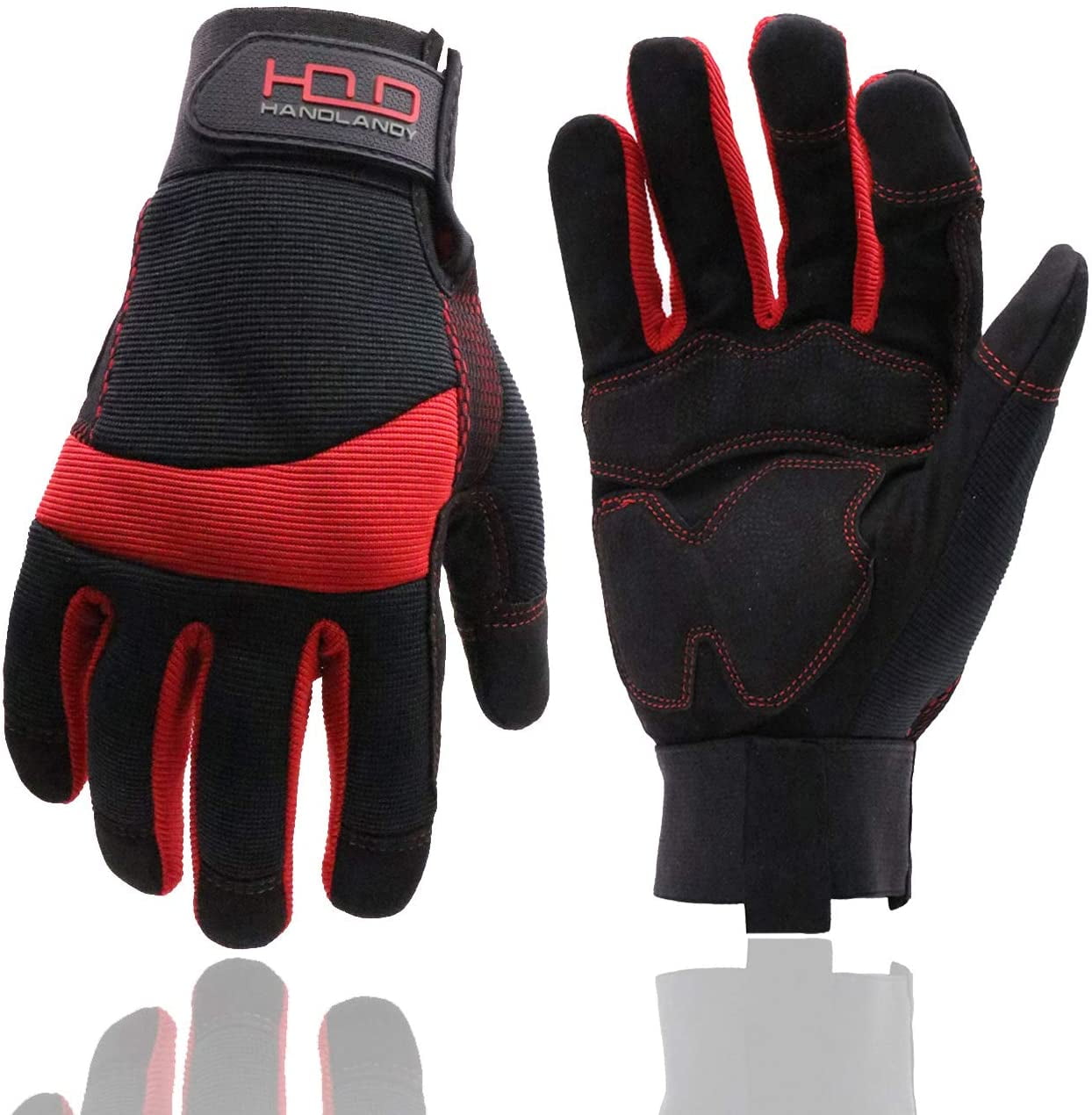 Cut Resistance Working Gloves Anti Vibration Work Gloves with TPE Coated Palm 