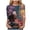Dark Blue, variant on GEWSEY 250th Anniversary USA Shirt 250th America Shirt 3/4 Sleeve Womens Tops Patriotic Flag Eagle Print Tops 1776-2026 Tshirt Gifts (Purple, XL)