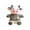 M1, variant on Cow Plush-Cute Huggable Stuffed Animals, 9" Dressed in Fashionable Clothes Cow Plushie Toys Birthday Party Thanksgiving Christmas Gifts A