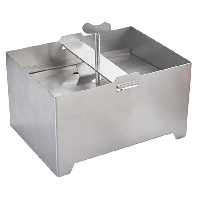 BRIGHTFUFU Molde de prensado para tofu de acero inoxidable, molde casero para cuajada de soja, herramienta para hacer cuajada