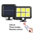 thumbnail image 1 of Lámpara LED solar impermeable para exteriores, lámpara con detección de movimiento, lámpara dividida 100COB, lámpara de pared 120COB, lámpara de jardín, 1 of 6