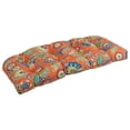 thumbnail image 5 of Blazing Needles 42-inch Rounded Back Tufted Outdoor Loveseat/Bench Cushion Sovaro Denim, 5 of 5