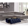 thumbnail image 2 of Foldable Furniture Box Storage Tufted Leather Ottoman Foot Rest (3 sizes), 2 of 4