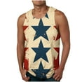 thumbnail image 1 of Tanques para Hombre de Verano Suelto Chaleco Impresión Deportivo Cuello Redondo, Camisa sin Mangas Casual para Al Aire Libre Y Diario, 1 of 4