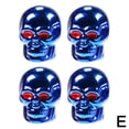 thumbnail image 6 of 4Pack Tyre Valve Caps, Skull Head * Bike Motorcycle Car Wheel Tires Valve Caps, Skull Styling Car Tire Universal Tire Dust Covers, for Cars, Motorbike, Trucks, Bicycle, 6 of 9