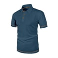 thumbnail image 2 of pstuiky camisetas de manga corta para hombre, Blusa deportiva informal de color liso para hombre, holgada, de manga corta y cuello redondo ropa de hombre m, 2 of 5