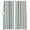 Brown Teal, variant on Teal Aqua Stripe Blackout Curtains for Bedroom/Living Room, Pinch Pleated Black Out Curtains, Gradient Geometric White Vertical Striped Room Darkening Window Drapes with Hooks 2 Panels, 59"x70"
