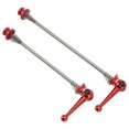 thumbnail image 2 of Bicycle Wheel Skewer, 2pcs Aluminum Alloy Quick Release with  Alloy Rod for Front Hub 100mm, Rear Hub 135mm, 2 of 8