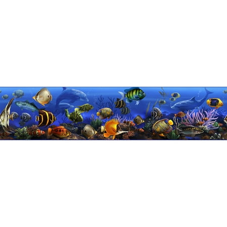 RoomMates - Under the Sea Peel & Stick Wall Border - Walmart.com