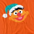 thumbnail image 2 of Sesame Street Scribble Christmas Ernie Unisex Adult T Shirt, Orange, Medium, 2 of 5