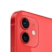 Restored Apple iPhone 12 (A2172) 256GB 4GB RAM, 2815 mAh, Red (Wireless Charging, Water-Resistant, Voice-Activated, 1 Count)