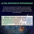 thumbnail image 5 of Skytech Gaming Classic K-1000 RGB Gaming Keyboard, 104 Keys USB Wired Keyboard, Customizable Chroma RGB Backlighting, 19 Anti-Ghosting Keys, Multimedia Function Keys, Support Windows 7/10/11 -White, 5 of 5