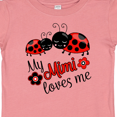 thumbnail image 4 of Inktastic My Mimi Loves Me with Cute Ladybugs Boys or Girls Baby T-Shirt, 4 of 5