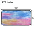 thumbnail image 4 of 39x20 Inch Non-Slip Floor Mat Hallway Runner Rug Entrance Floor Mat Runner for Kitchen and Living Room Tie-dye Clouds Pattern, 4 of 8