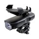 thumbnail image 1 of Luz de bicicleta USB recargable con alarma y soporte para teléfono-- Sailing  Electrónica, 1 of 1