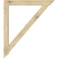 thumbnail image 3 of Ekena Millwork 4"W x 42"D x 48"H Traditional Traditional Rough Sawn Bracket, Douglas Fir, 3 of 4