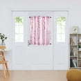 thumbnail image 5 of Candy Canes Pattern Door Panels 25x72in Breathable Mesh Privacy UV Blocking with Tie Back, 5 of 10