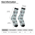 thumbnail image 2 of KLL Sea Otter Print Cool Socks Men's Women's Crew Socks Funny Crazy Novelty Stockings, 2 of 6