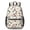 Beige, variant on Boston Terrier and Dog Paw Print Blue 17" School Backpacks for Teens,Waterproof Oxford Fabric,S-Shape Padded Straps for School,Travel,Hiking,Camping