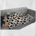 thumbnail image 6 of Cow Print Soft Flannel Fleece Throw Blanket, Cow Skin Animal Abstract Spots Milk Dalmatian Barnyard Camouflage Dots, Cozy Plush for Indoor and Outdoor Use, 50" x 70", White Brown Black, by Ambesonne, 6 of 6