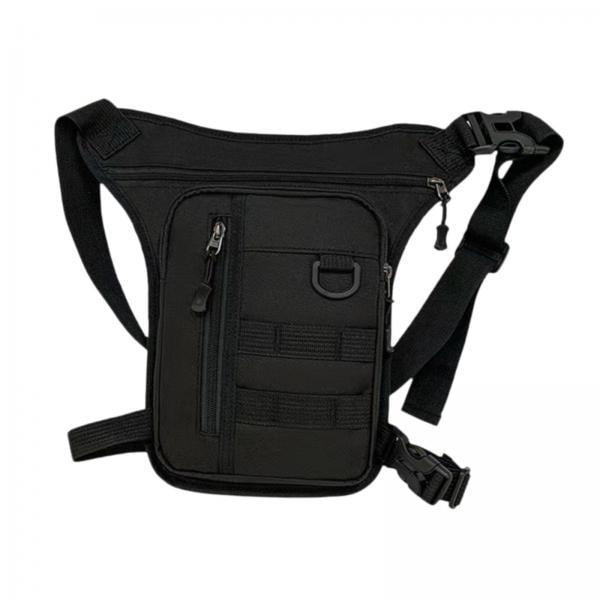 Bolsa para cinturón,Riñonera para hombre,bolsa de almacenamiento portátil para exteriores,Riñonera con correa ajustable para la pierna,Bolso de hombro impermeable tipo riñonera para