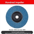 thumbnail image 3 of Kit de 12 Discos de Corte de 75 mm para Amoladora Angular de 10 mm de Diámetro, Hoja de Circular de Metal, Disco de Lijado Plano y Almohadillas de Lijado., 3 of 5